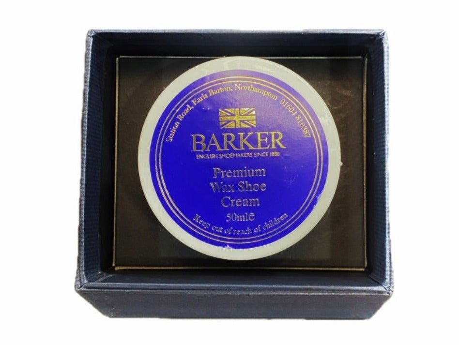 Barker Premium Wax Polish Black