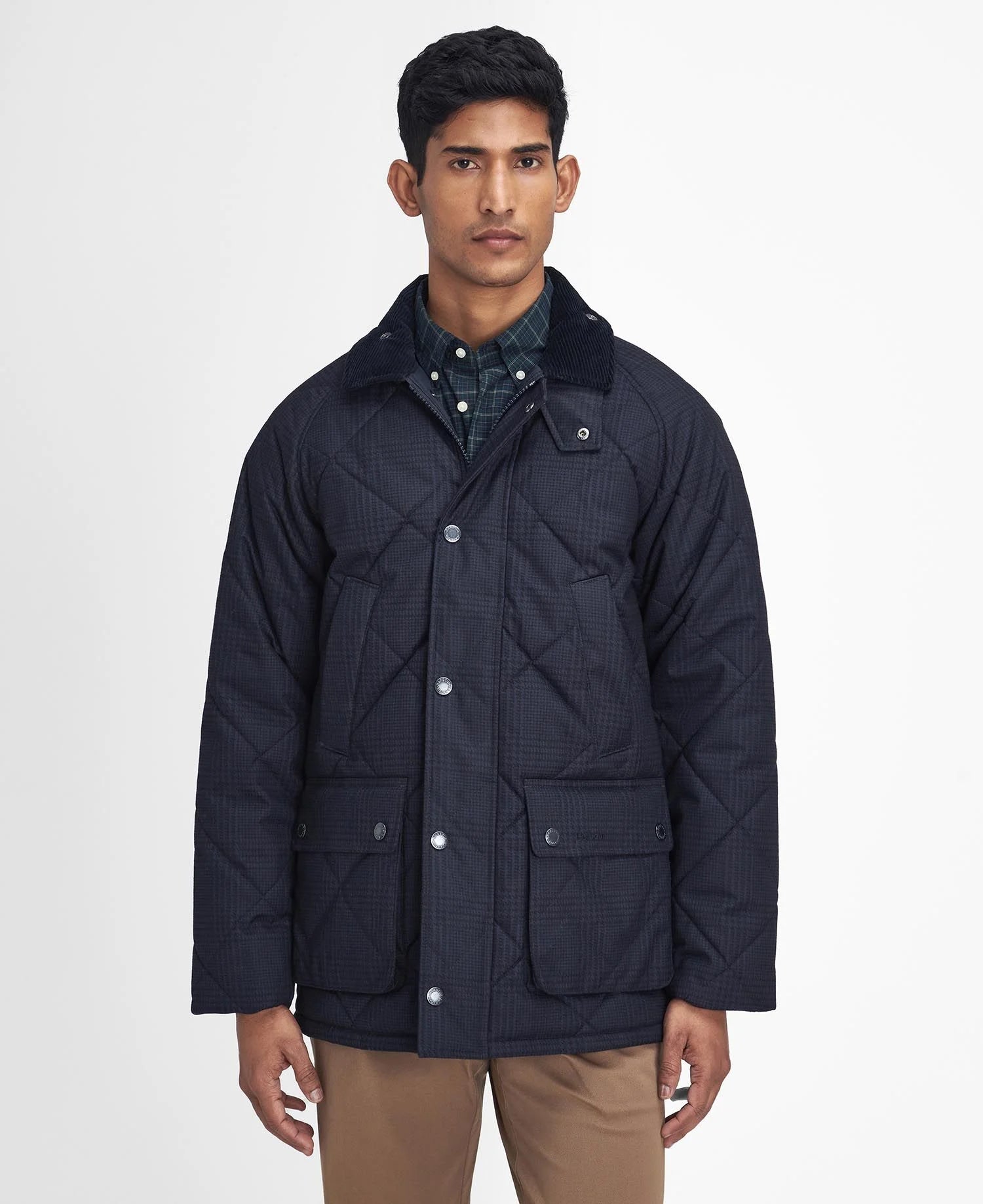 Barbour Winter Bedale Quilted Jacket Navy Barbour Tector Menswear