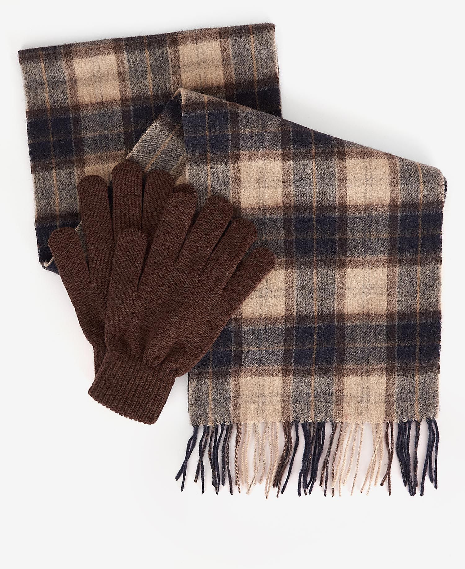 Barbour scarf gift set online