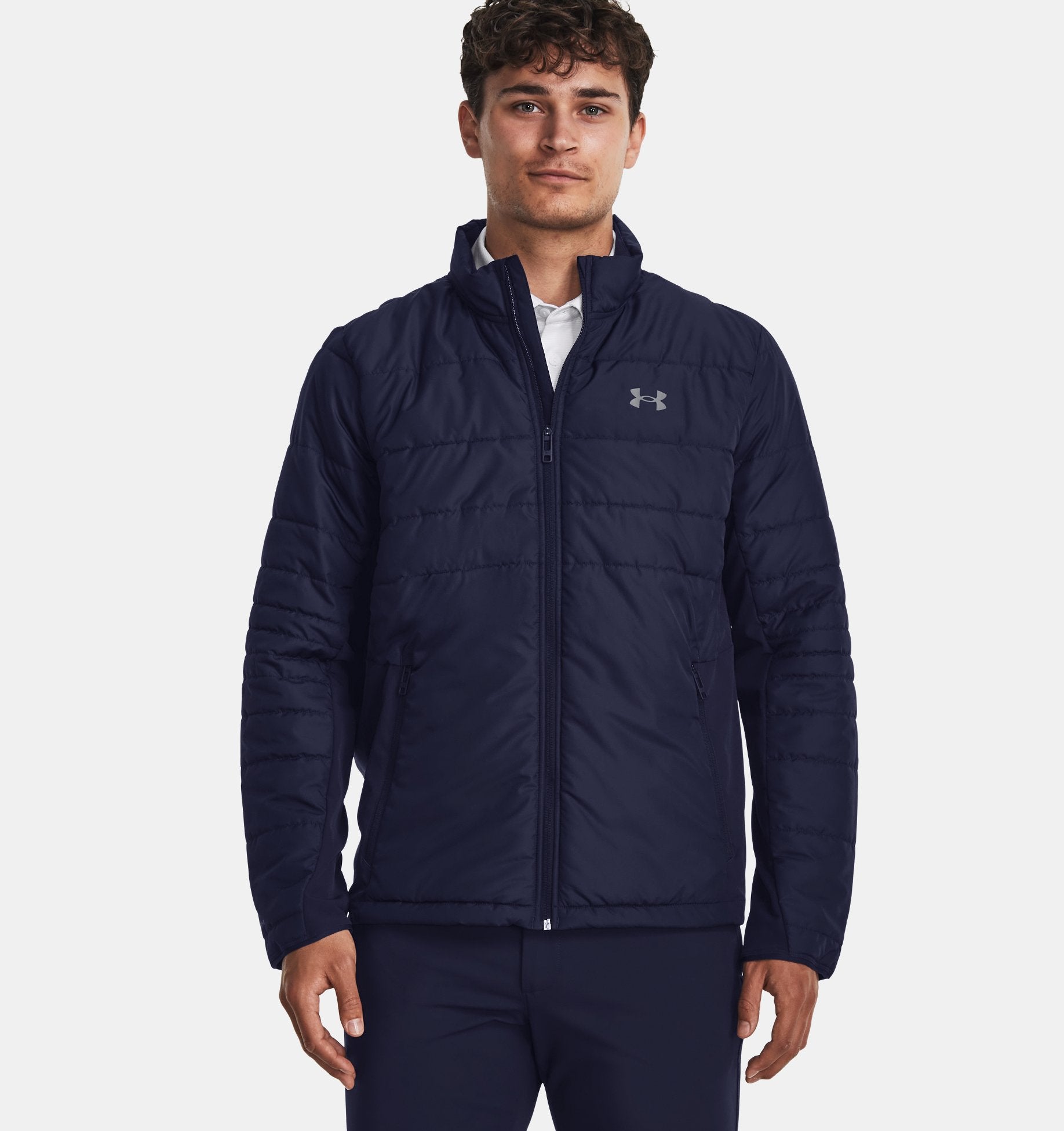 Under armour navy jacket sale