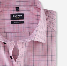 Load image into Gallery viewer, OLYMP -  Modern Fit, Pink Over Check
