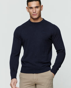 Magee - Carn Crew Knitwear, Navy