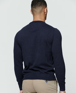 Magee - Carn Crew Knitwear, Navy