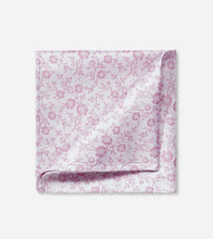 Load image into Gallery viewer, Olymp- Floral Silk Pocket Square, Mauve
