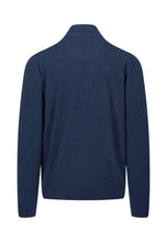 Load image into Gallery viewer, Fynch Hatton - Half Zip Knit Jumper, Night Blue
