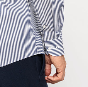 Olymp - Body Fit, Navy Stripe