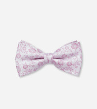 Load image into Gallery viewer, Olymp- Floral Bow Tie Silk, Mauve
