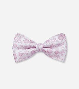 Olymp- Floral Bow Tie Silk, Mauve