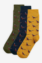 Load image into Gallery viewer, Barbour - Pheasant 3-Pack Sock Gift Set
