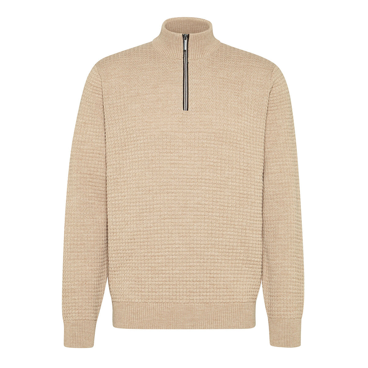 Bugatti - Sweat-Shirt Troyer, Beige | Bugatti | Tector Menswear