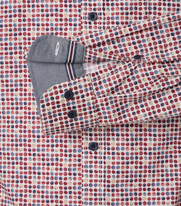 Casa Moda - Casual Fit Shirt, Dot Print