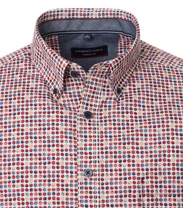 Casa Moda - Casual Fit Shirt, Dot Print