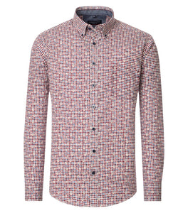 Casa Moda - Casual Fit Shirt, Dot Print