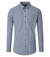 Load image into Gallery viewer, Casa Moda - Casual Fit Shirt, Gingham, Green-Blue
