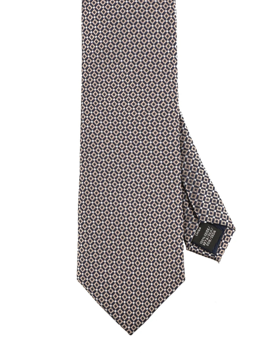 Michael Kors - Dobby Squares Tie, Camel