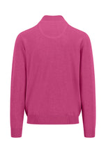 Load image into Gallery viewer, Fynch Hatton - Half Zip Knit Jumper, Magenta
