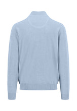 Load image into Gallery viewer, Fynch Hatton - Half Zip Knit Jumper, Light Blue
