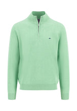 Load image into Gallery viewer, Fynch Hatton - Half Zip Knit Jumper, Green
