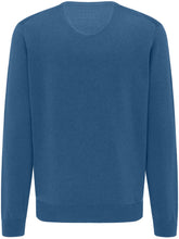 Load image into Gallery viewer, Fynch Hatton - V-Neck Jumper, Blue
