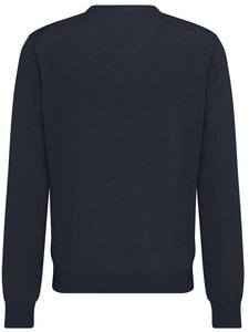 Fynch Hatton - V-Neck Jumper, Navy