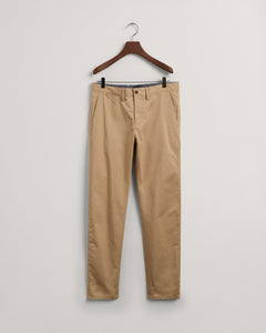 GANT - Hallden Twill Chinos, Dark Khaki