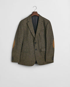 GANT - Slim Donegal Suit Blazer, Brown