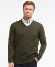 Load image into Gallery viewer, Barbour - Essential V-Neck Sweatshirt, Seaweed
