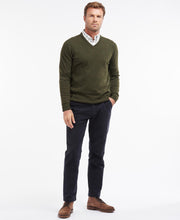 Load image into Gallery viewer, Barbour - Essential V-Neck Sweatshirt, Seaweed
