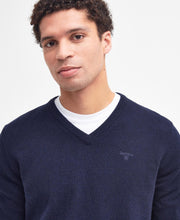 Load image into Gallery viewer, Barbour - Essential Lambs Wool V Neck, Navy
