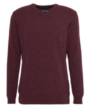 Load image into Gallery viewer, Barbour - Essential V-Neck Sweatshirt, Merlot
