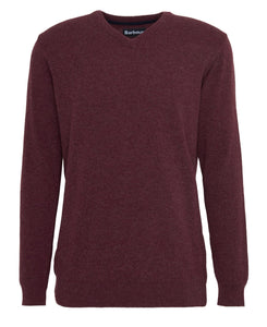 Barbour - Essential V-Neck Sweatshirt, Merlot