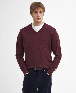 Barbour - Essential V-Neck Sweatshirt, Merlot