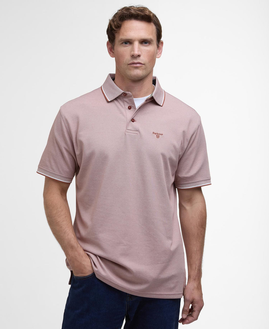 Barbour - Heydon Performance Polo, Dark Rust