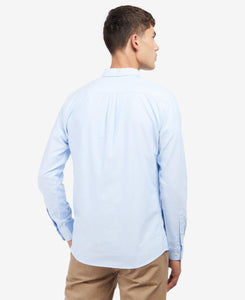 Barbour - Striped Oxtown Tailored Shirt, Sky Blue