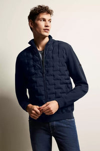 Bugatti - 3XL Sweatshirt Jacket Full Zip, Navy