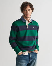 Load image into Gallery viewer, GANT - Chambray Stripe Heavy Rugger, Green
