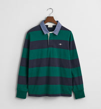 Load image into Gallery viewer, GANT - Chambray Stripe Heavy Rugger, Green
