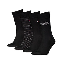 Load image into Gallery viewer, Tommy Hilfiger - 4 Pairs Tin Socks, Black
