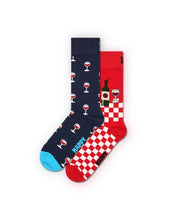 Load image into Gallery viewer, Happy Socks - 2 Pack Wine, Gift Set
