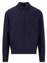 Load image into Gallery viewer, Fynch Hatton -  Full Zip Cardigan, Navy 690
