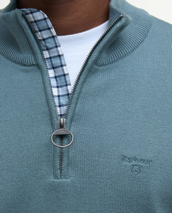 Barbour - Cotton Half Zip - Vintage Teal