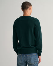 Load image into Gallery viewer, GANT - Superfine Lambswool C-Neck Sweater, Tartan Green
