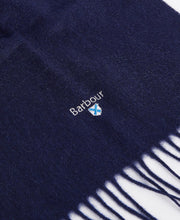 Load image into Gallery viewer, Barbour - Lambswool Scarf, Navy
