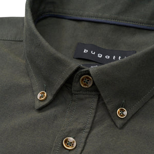 Bugatti - Botton Down Shirt, Dark Green