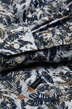 Load image into Gallery viewer, Bugatti - Pure Linen Shirt, Leaves print
