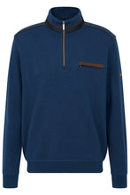 Load image into Gallery viewer, Bugatti - Half Zip Sweatshirt, Blue
