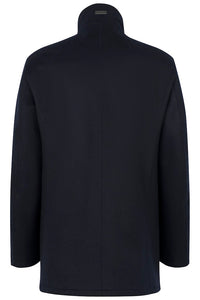 Bugatti - Rainseries Wool Coat, Navy