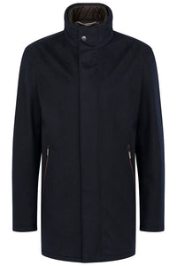 Bugatti - Rainseries Wool Coat, Navy