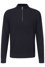 Load image into Gallery viewer, Bugatti - 1/4 Zip Knit, Boxed, Navy
