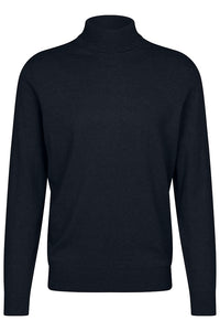 Bugatti - Knit Roll Neck, Navy